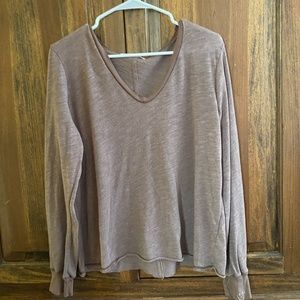 Project Social T LS Brown Tee